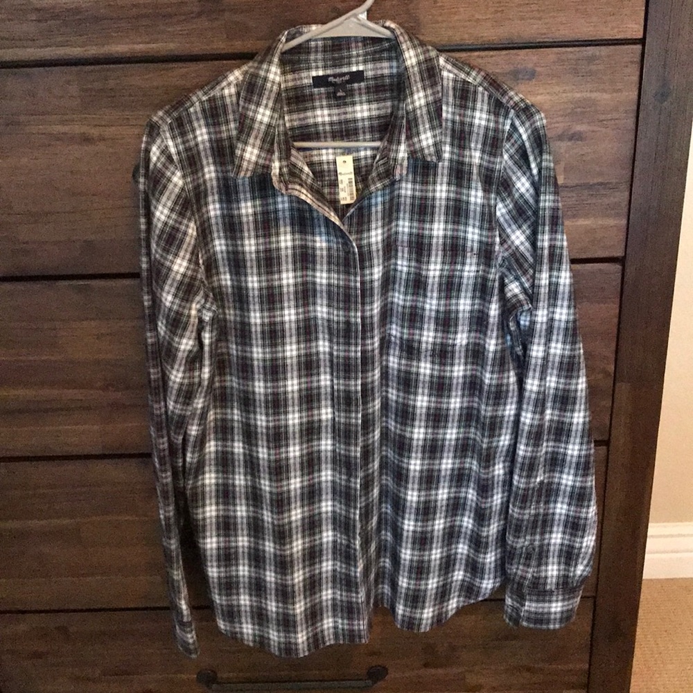 Madewell flannel top
